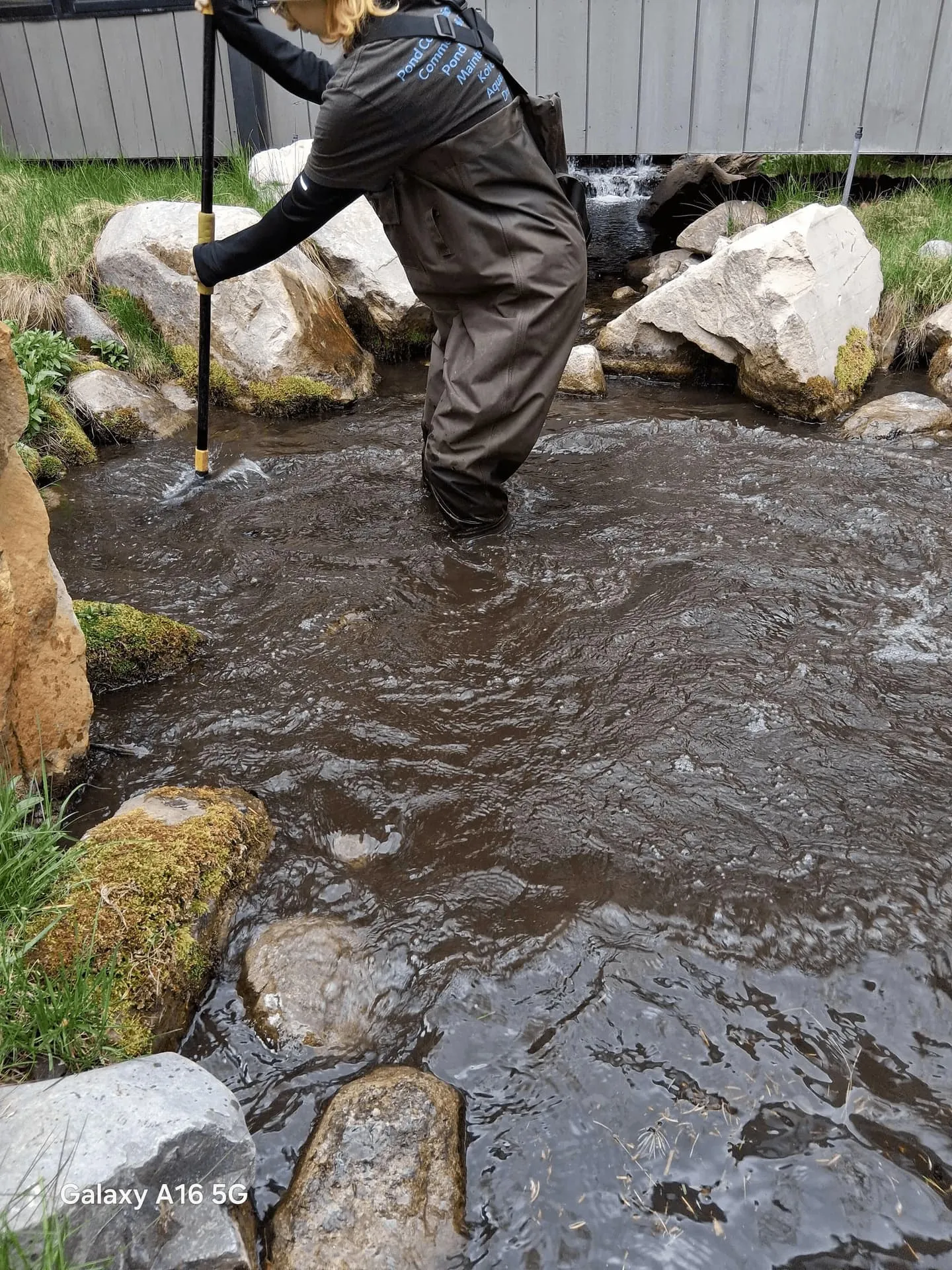 Maintained pond and water feature in Utah