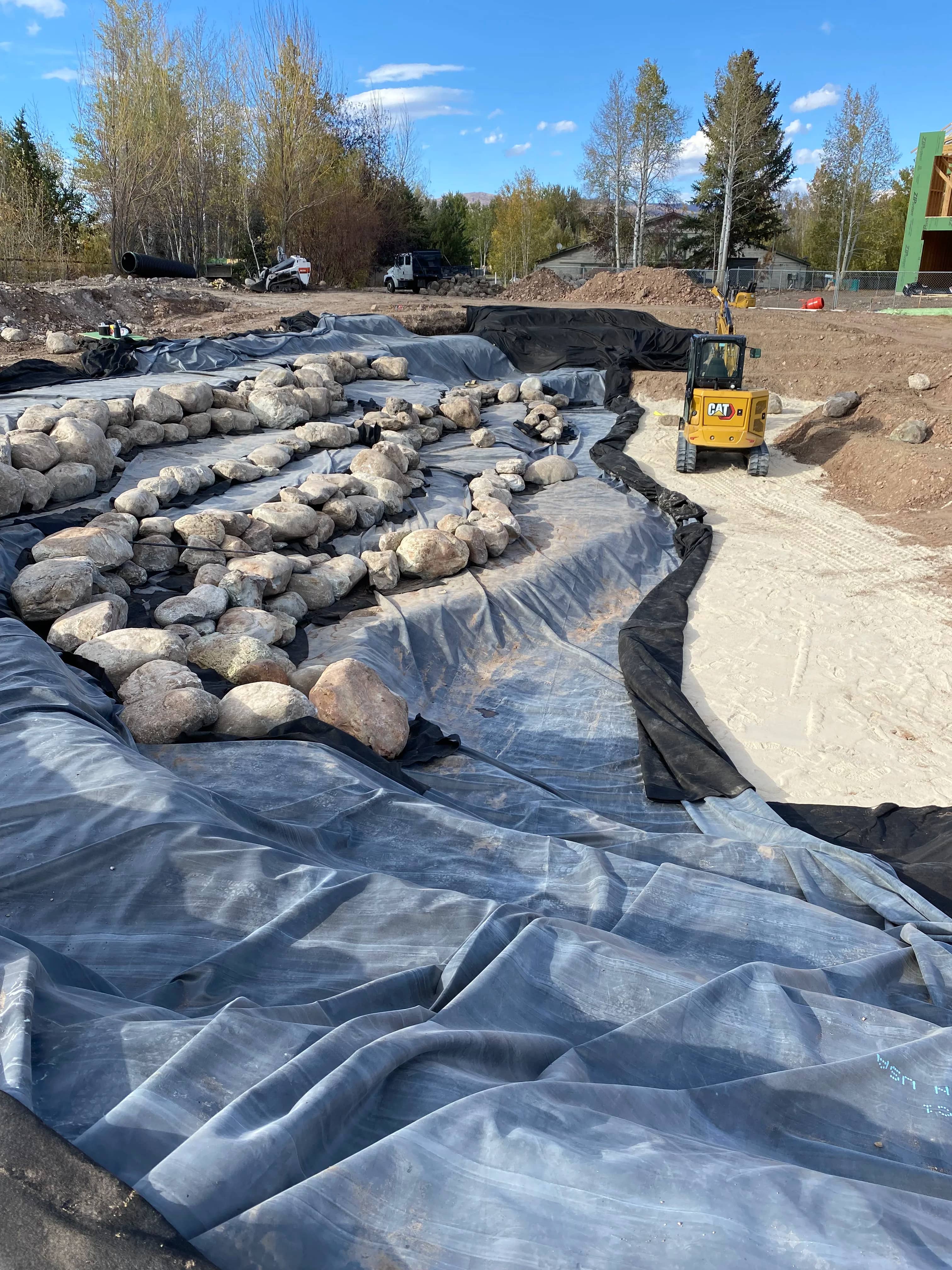 Backfilling & Landscape Tie‑In - Pond construction step 7