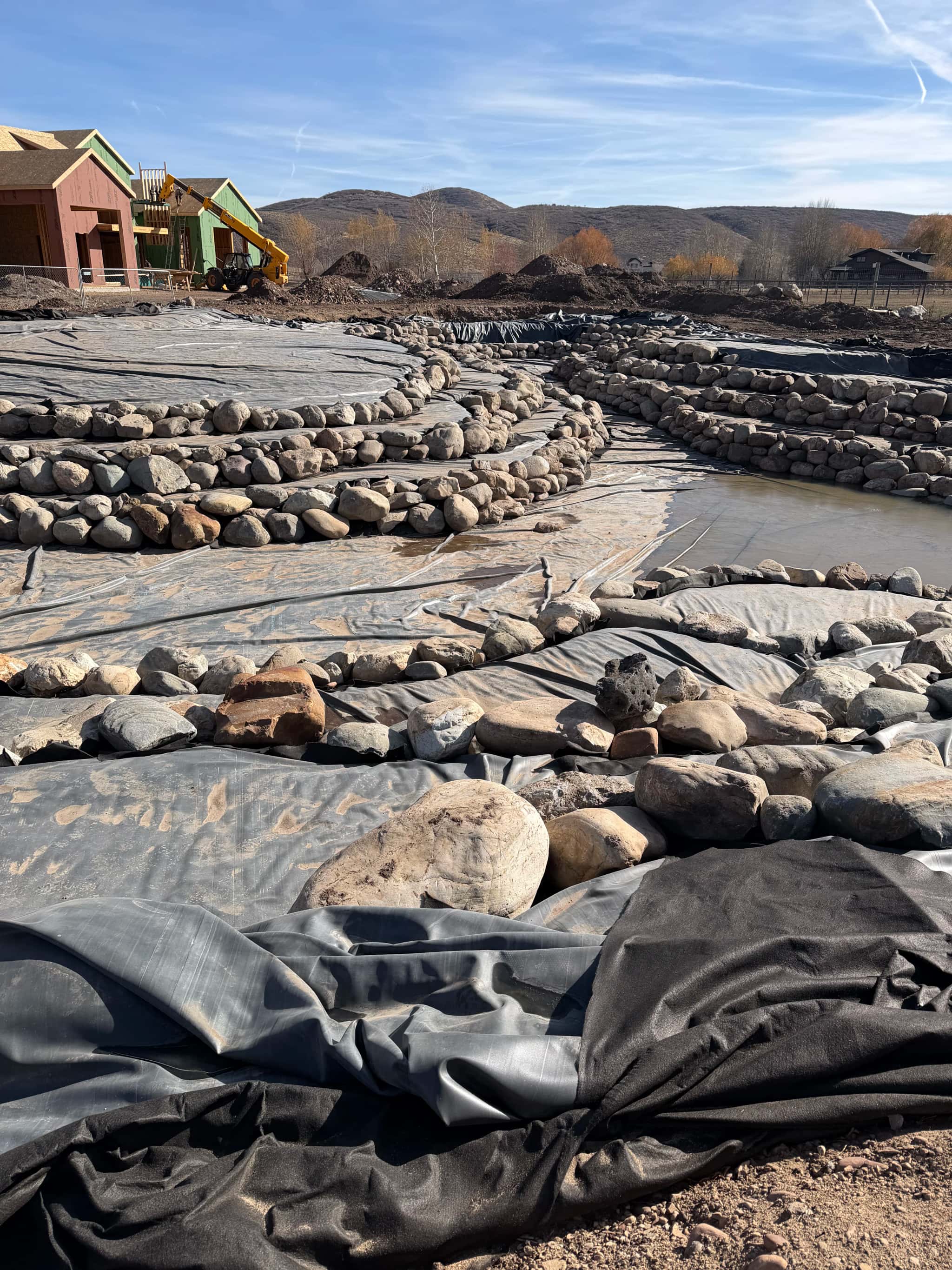 Garden pond installation Salt Lake City Utah