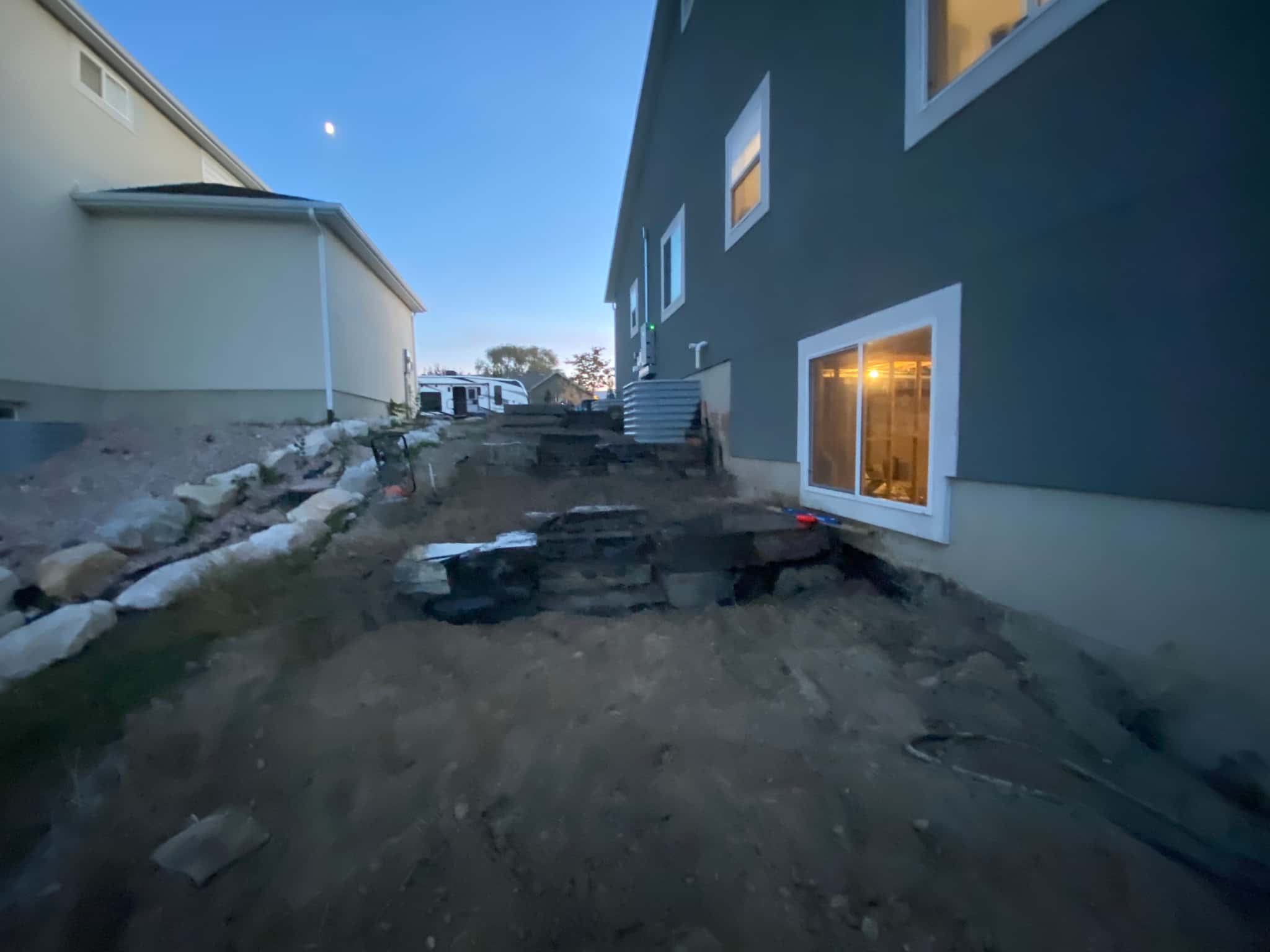 Plumbing and infrastructure installation