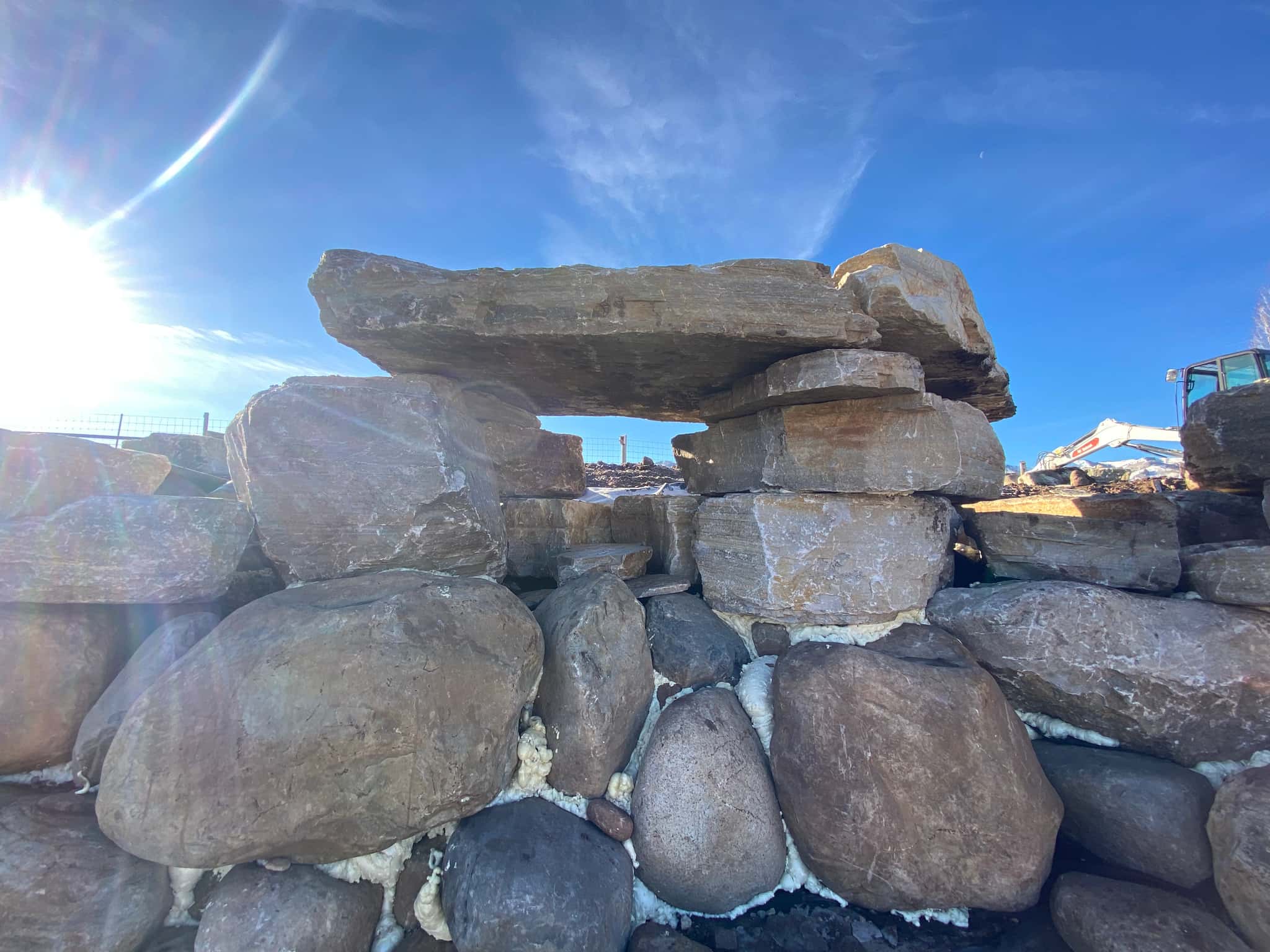 Natural swimming pond with eco-friendly filtration