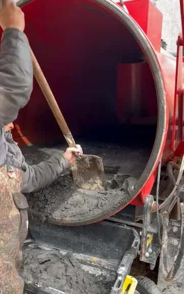 Utah Water Gardens pond vacuum service photo showing debris removal results