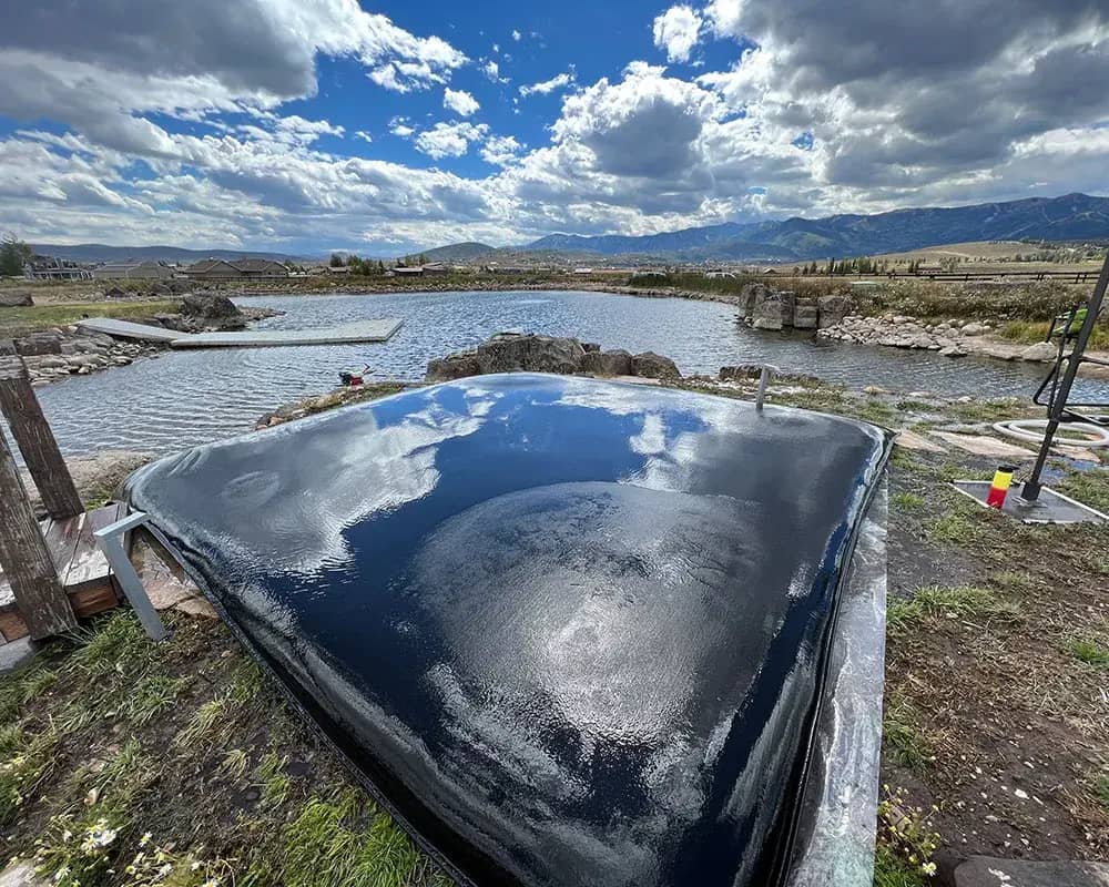 Professional commercial pond construction
