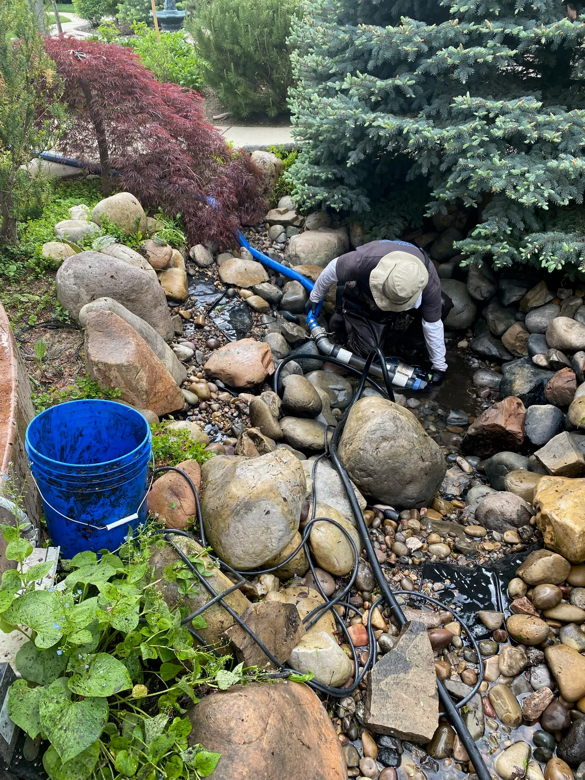 Pond Cleaning - Utah Water Gardens