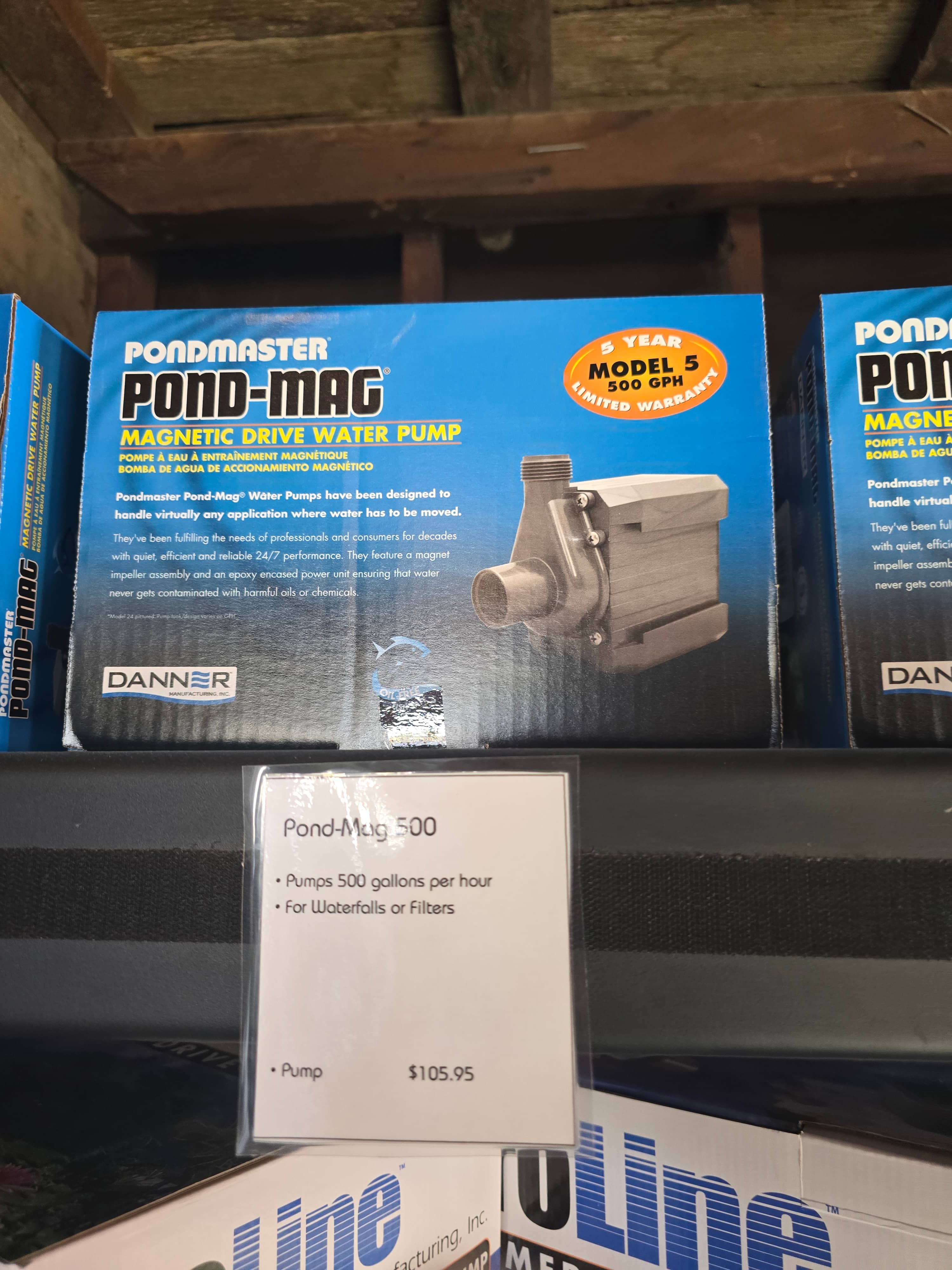 Pro-Line pond pumps available at Utah Water Gardens store