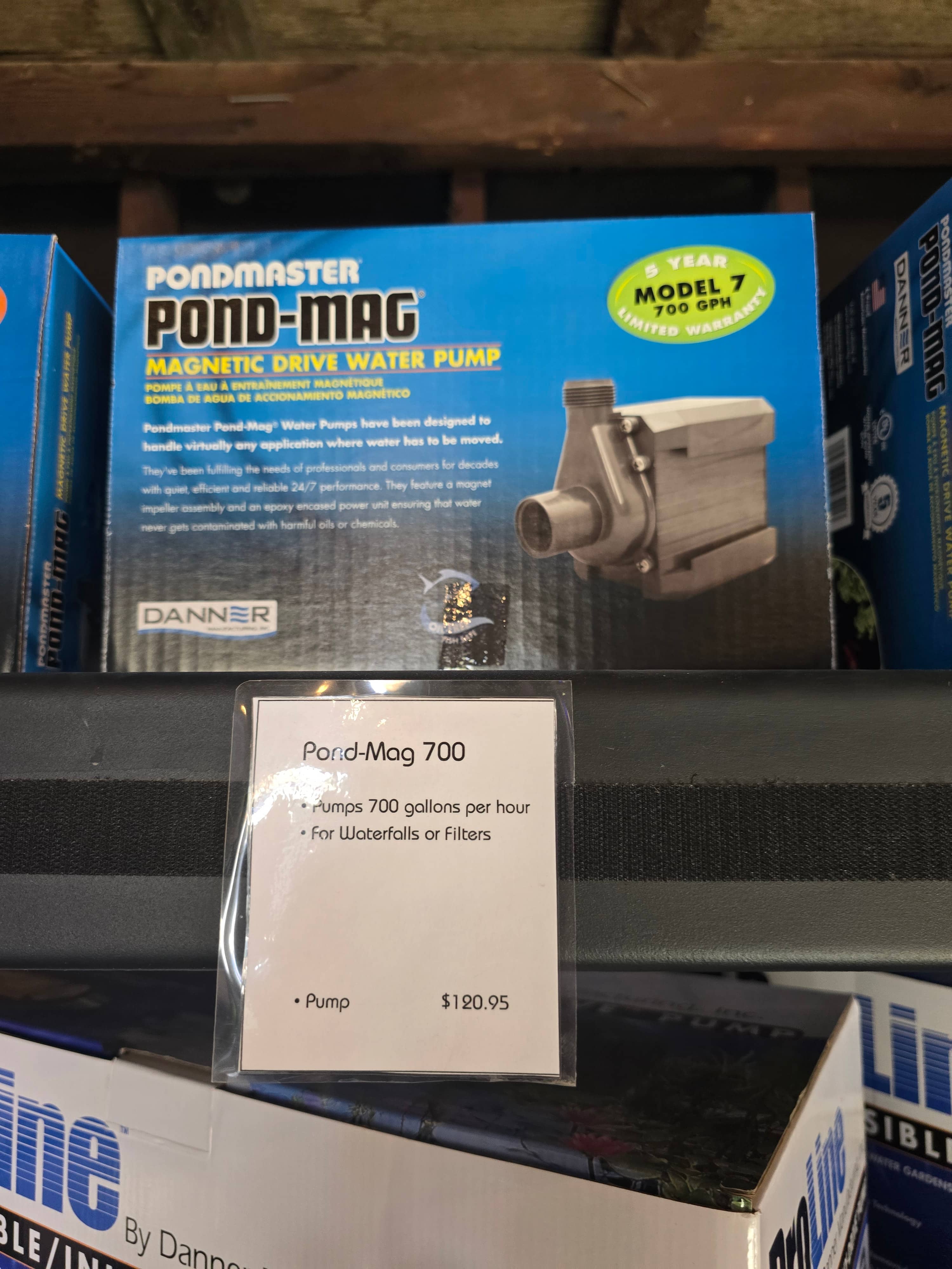 Energy-efficient pond pumps for fountains and waterfalls