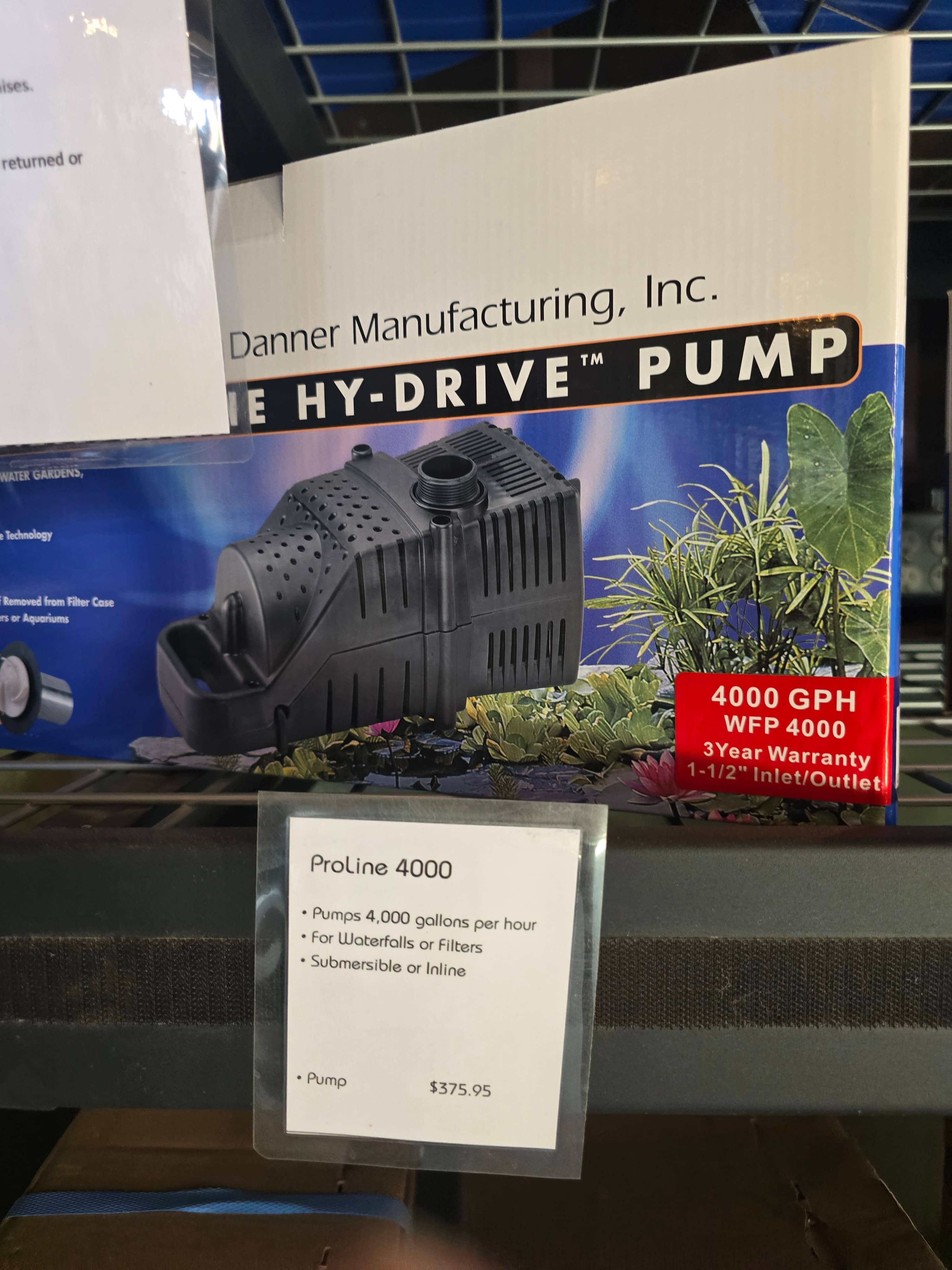 Energy-efficient pond pumps from leading manufacturers