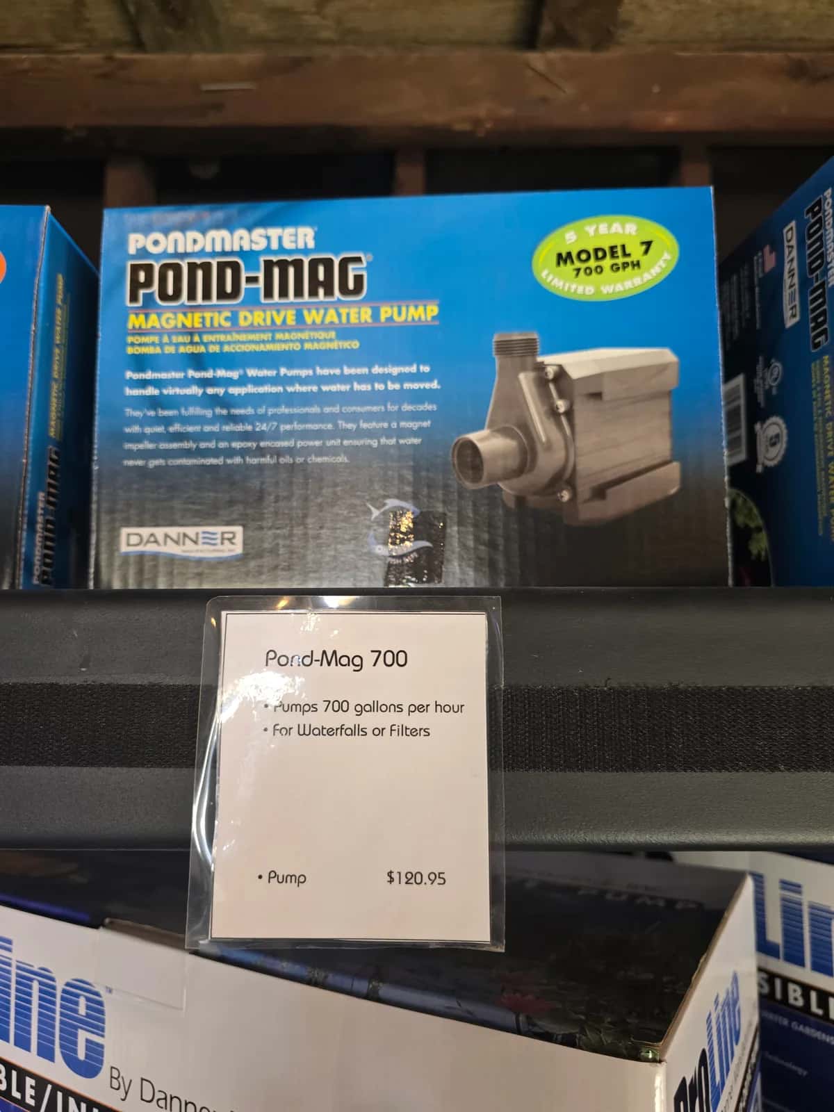 Energy-efficient pond pumps for fountains and waterfalls