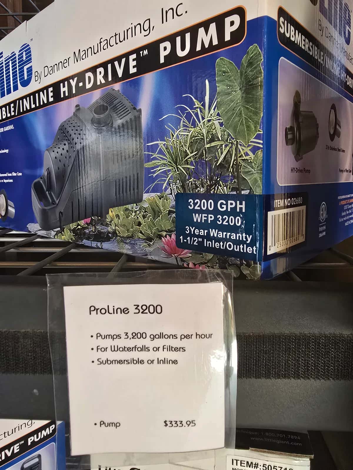 Pondmaster pumps for fountain and waterfall features