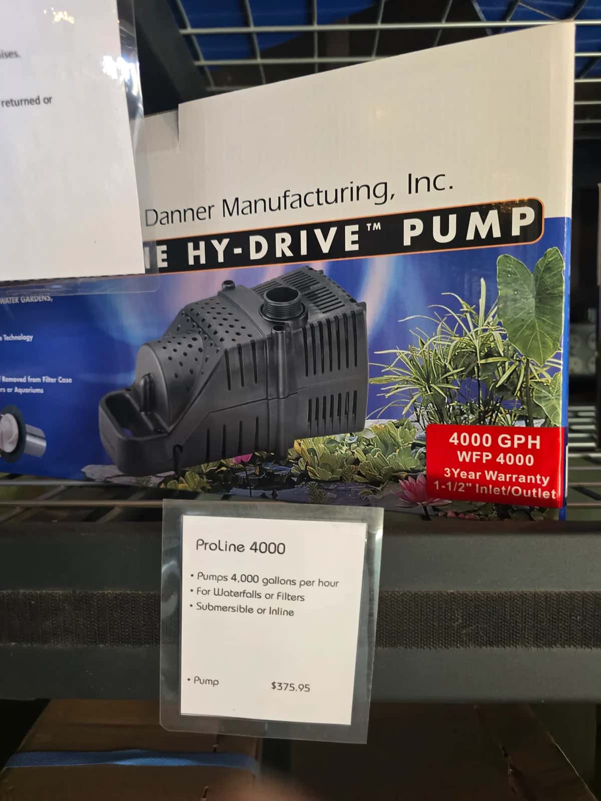 Energy-efficient pond pumps from leading manufacturers