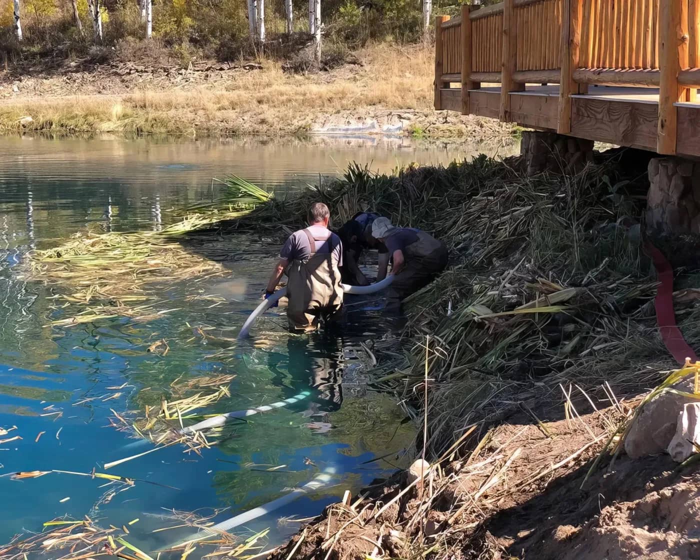 Pond repair service Salt Lake City Utah