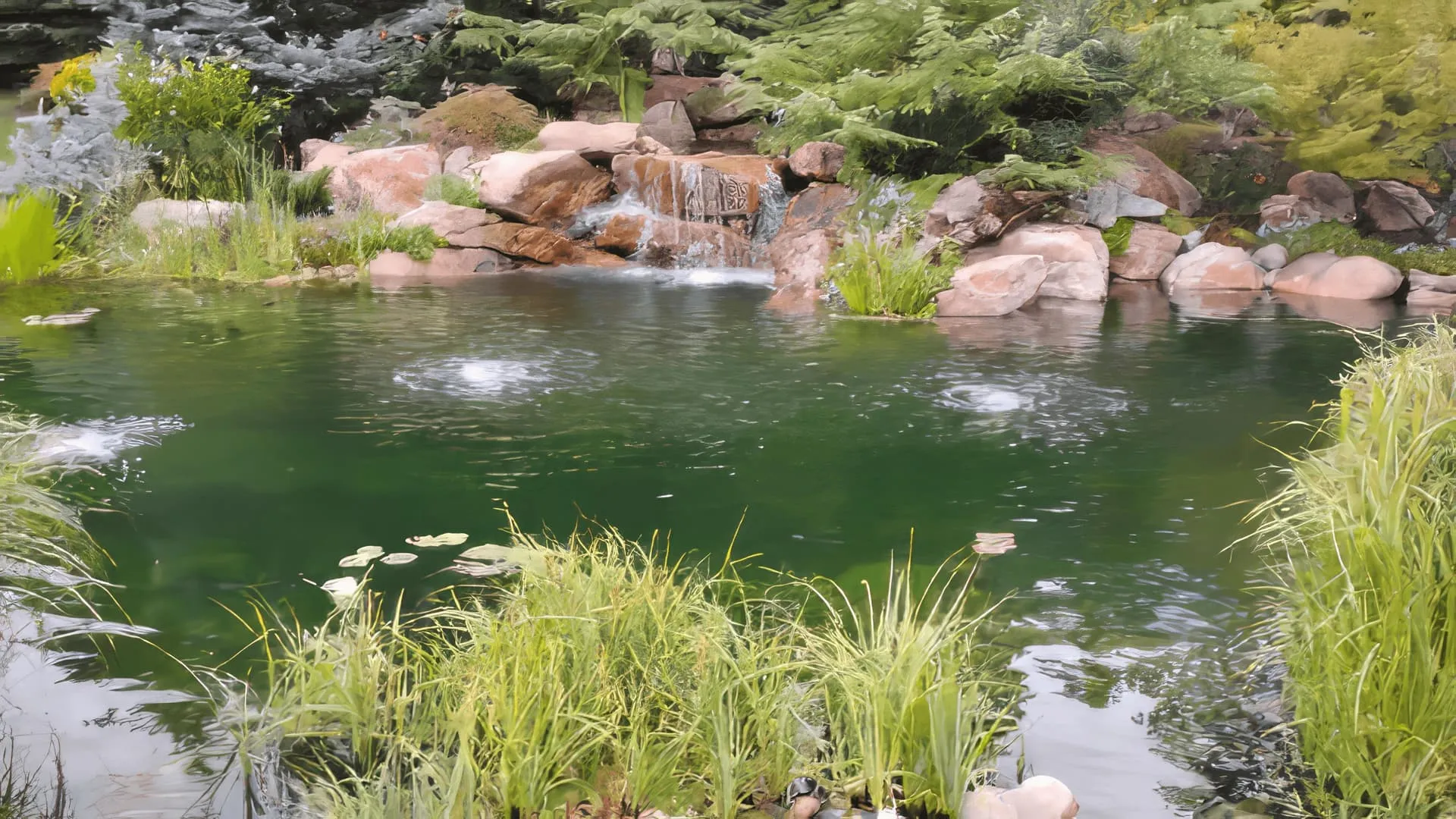 Regular pond maintenance that supports oxygen and clarity